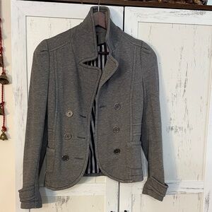 H&M Charcoal Double-Breasted Blazer